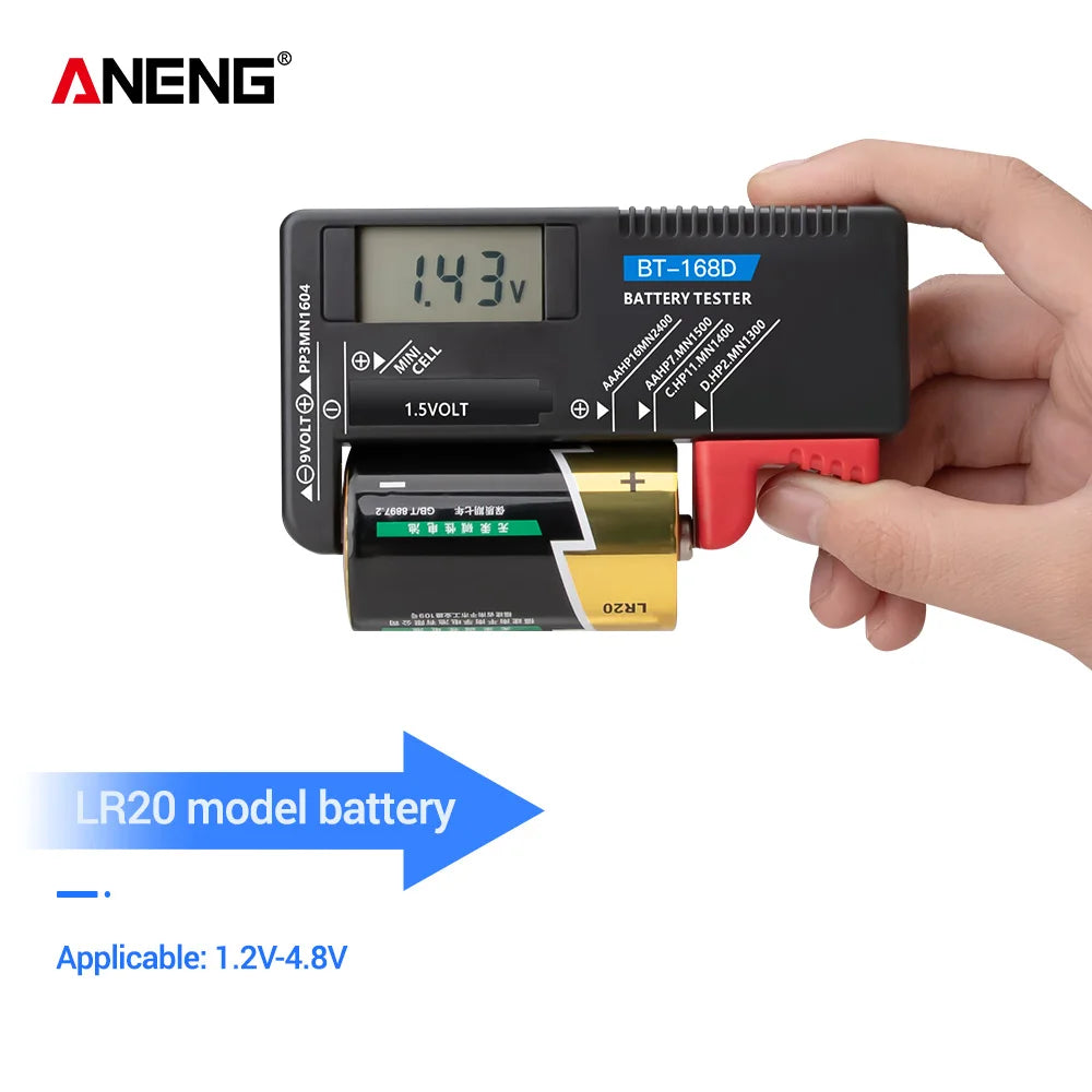 ANENG BT-168 BT-168D Digital Battery Capacity Tester Electronic Test