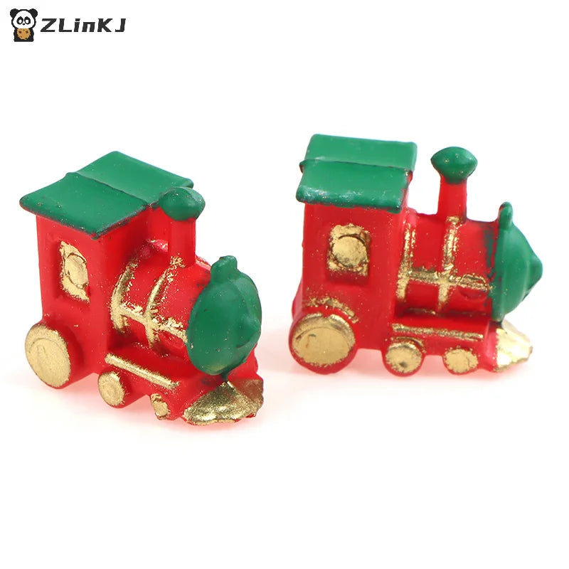 ▶1Pc 1:12 Dollhouse Miniature Mini Small Train Model Decor Accessories Toys Zpaxo
