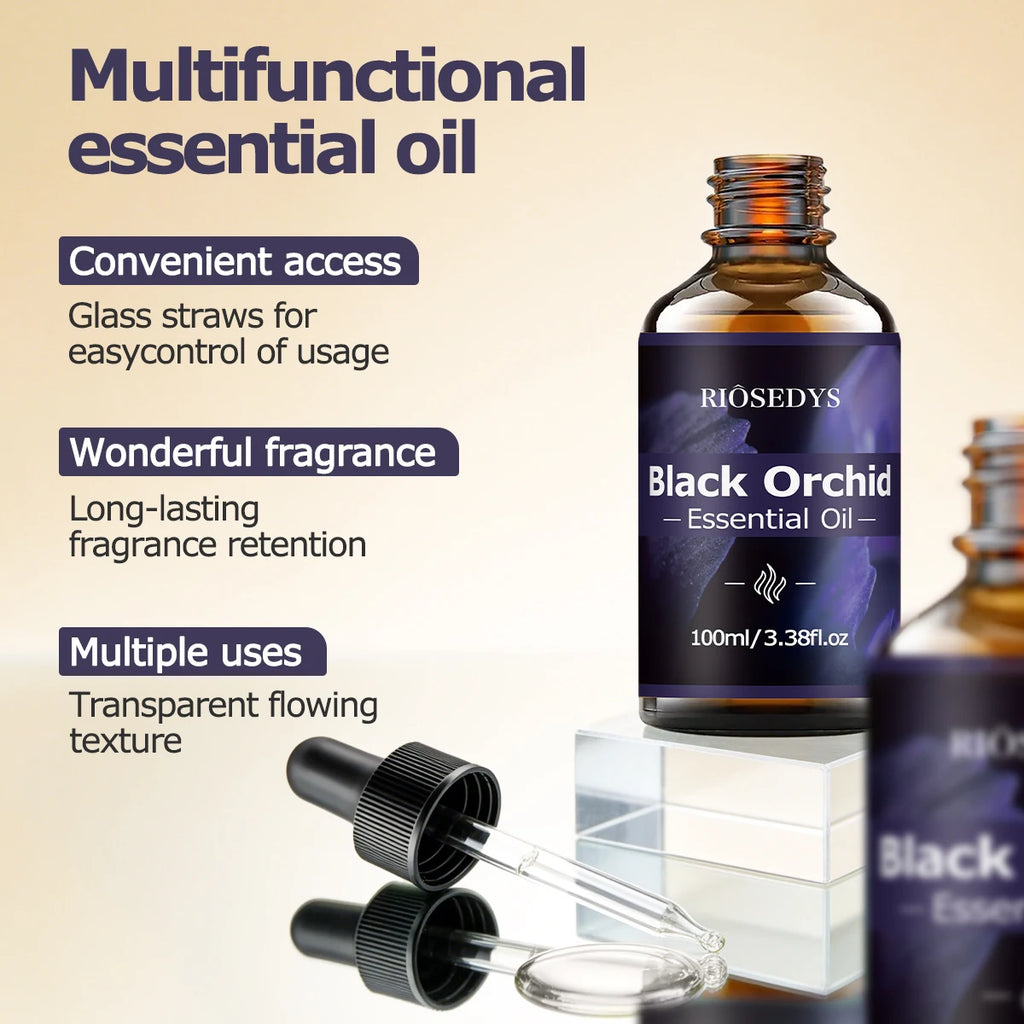 Black Orchid ESSENTIAL OIL Moisturizing Nourishing Massage Suitable Zpaxo