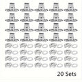 5/10/20 Sets Marine Grade Twist Lock Fasteners Turn Button Eyelet And Stud, For Canvas Fastener Turn Buttons Zpaxo 20 set