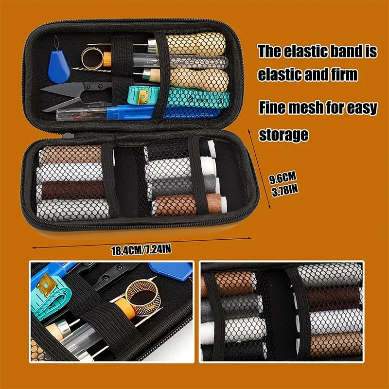 Leather Craftsmanship DIY Leather Sewing Kit Interior Decoration Repair Kit, Comes with Sewing Umbrella Scissors Tool Kit, Suita Zpaxo