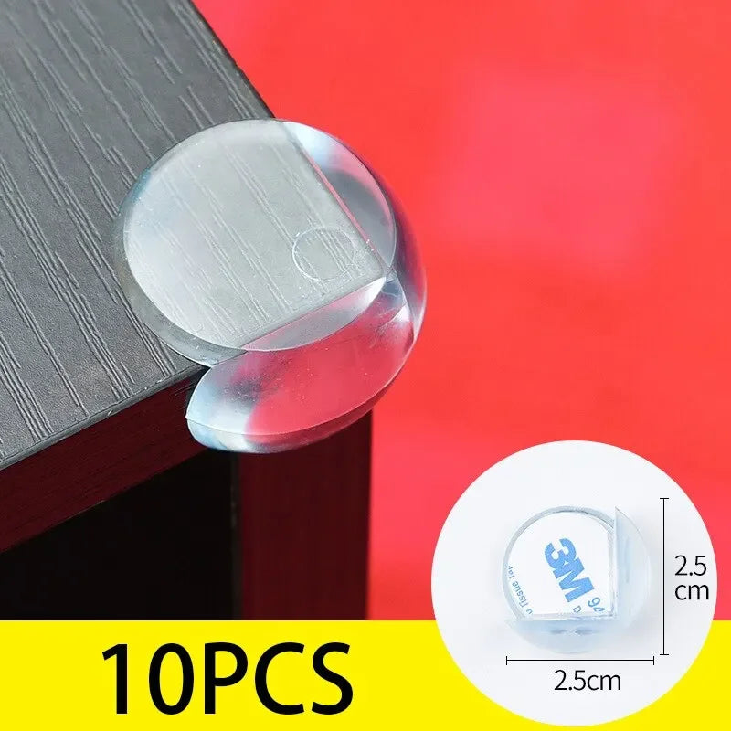 4 Transparent Anti Collision Angle PVC Pad Child Safety Corner Guard
