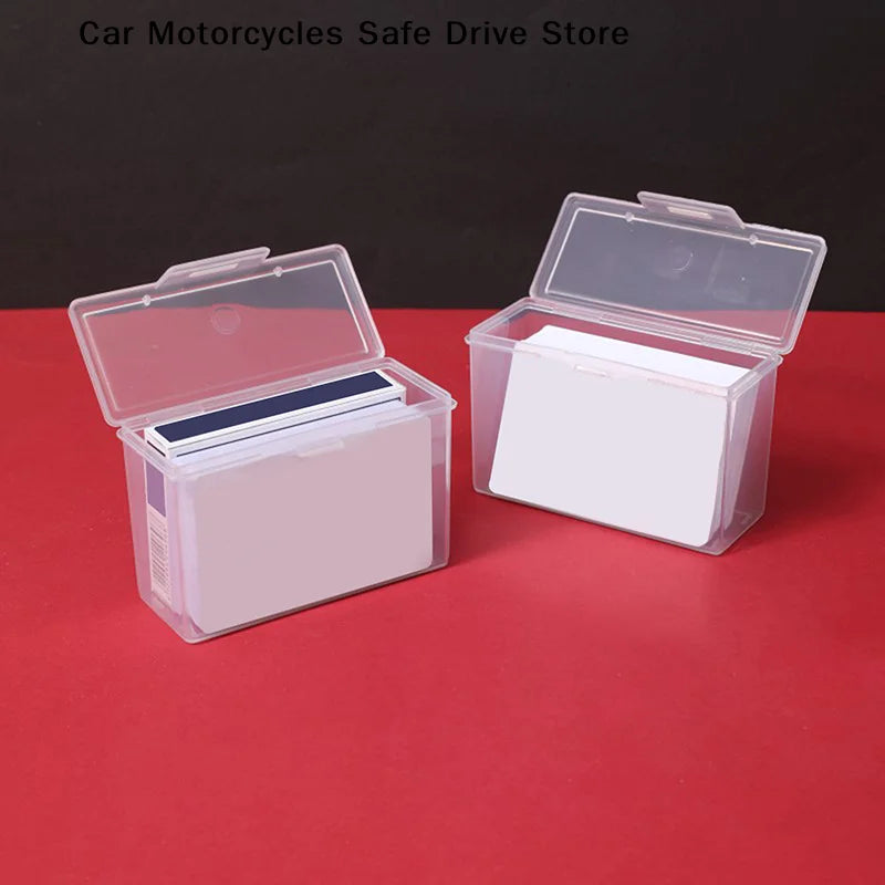 MPlaying Card Storage Box Cards Game ID Business Plastic Organizer