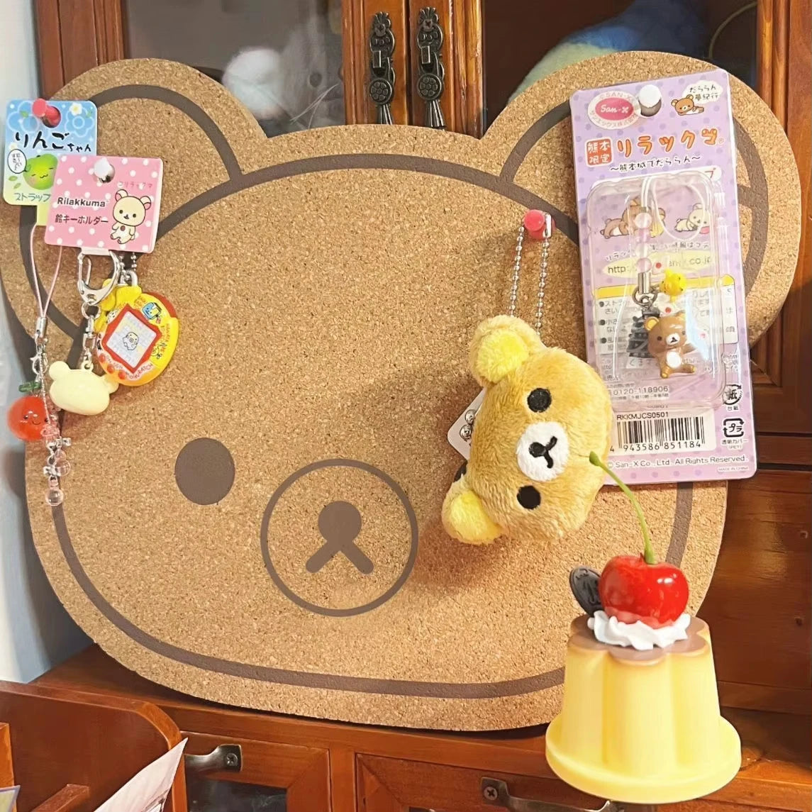 Cartoon Felt Board Home Decor Wall Decor Panel Felt Posters on The Wall Bear Wall Sticker Rilakkumas Children's Room Decorating Zpaxo