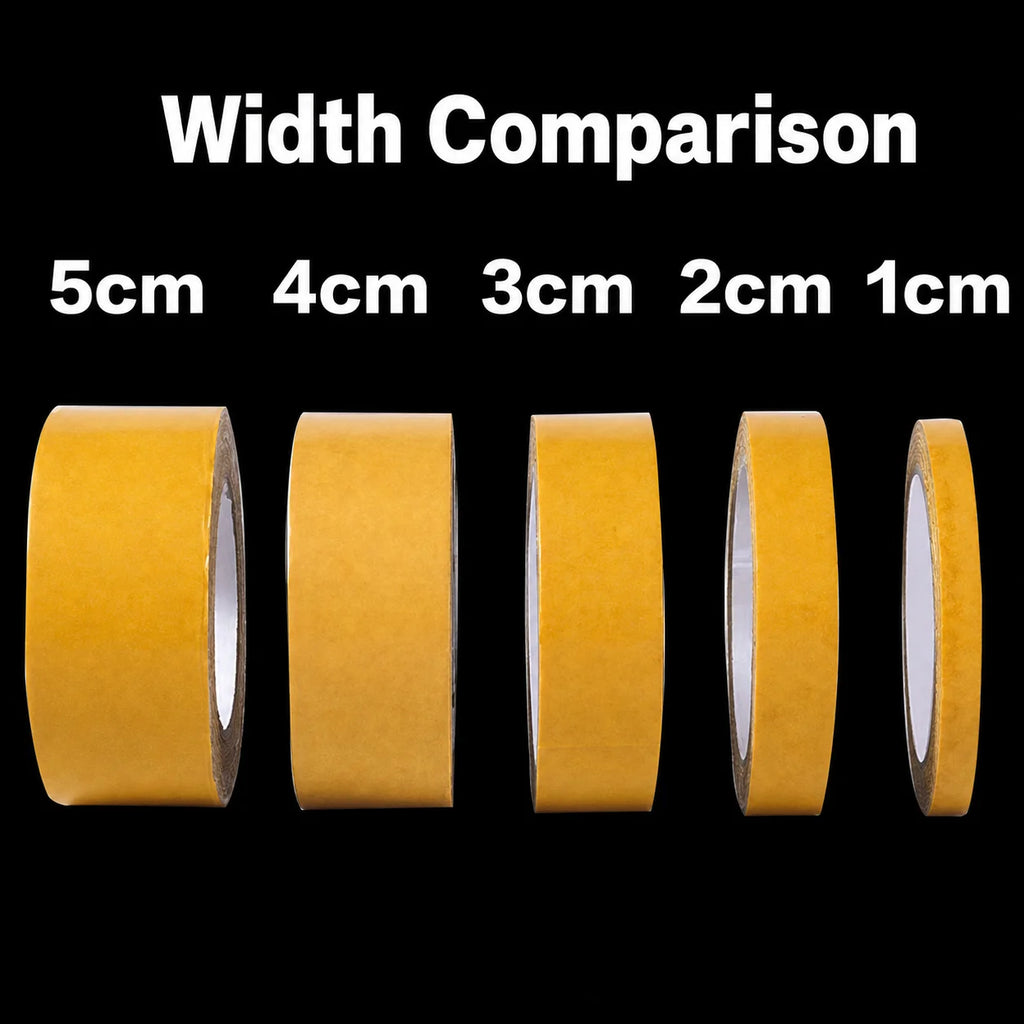 Yellow Double-Sided Mesh Tape 3cm x 10m – Waterproof Carpet Tape