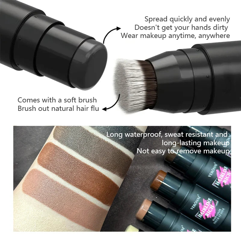 Hair Line Repair Stick Pen Black Root Cover Up Natural Hair Filling Hairline Shadow Powder Hair Coverage Hairline Rich Stick Zpaxo