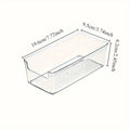 Transparent Multifunctional Storage Box Durable Clear Organizer Desk
