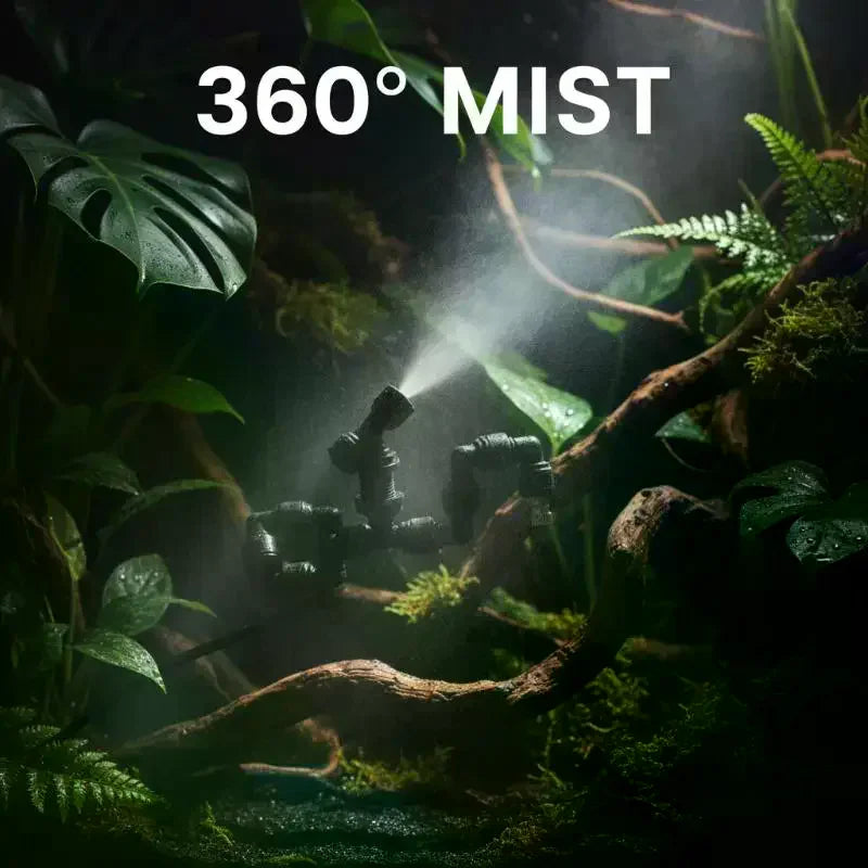 4 Head Garden Watering Reptile Fogger Mister Quick Connecting Nozzle Zpaxo