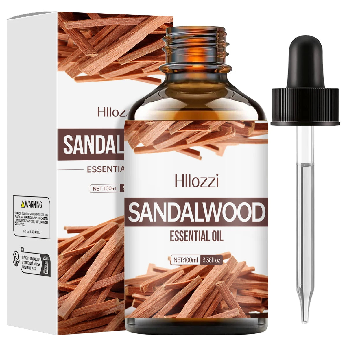 100ml/60ml/30ml Sandalwood Essential Oil for Candle Making Soap Making Diffusers Aromatherapy Fragrance Oil Zpaxo 100ML SANDALWOOD Other Sandalwood