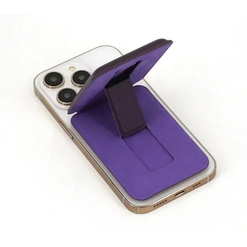1 Strong Magnetic Leather Wallet Hide Stand Case Iphone 15 14 13 Max