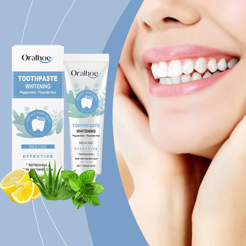 Oralhoe Mint Toothpaste – Whitening & Fresh Breath Daily Whitening Toothpaste Zpaxo