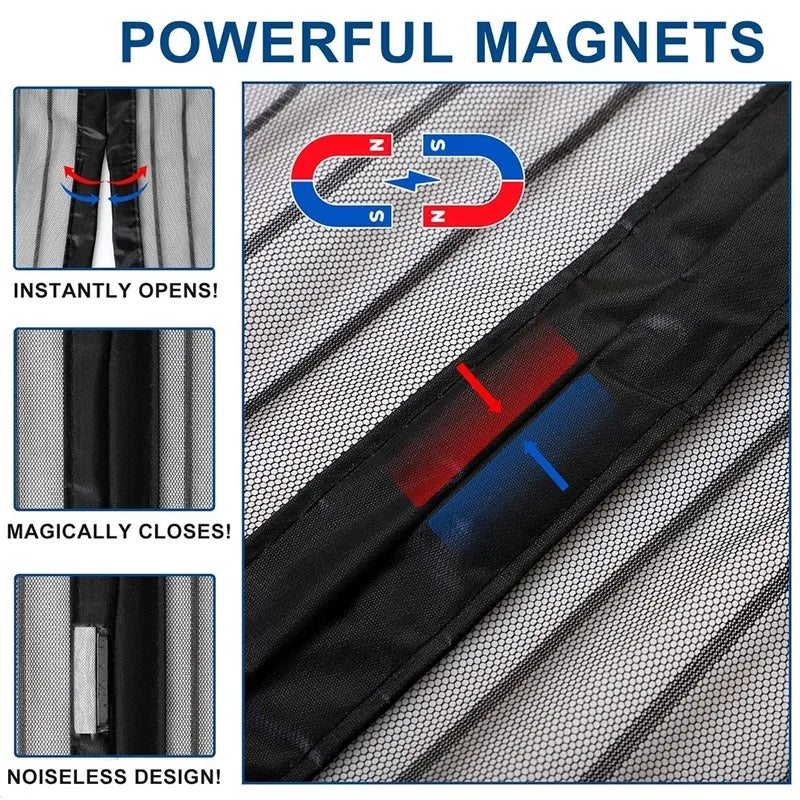 Mosquito Net Door Curtain Flipper Magnetic Insect Screen Ecoflow Zpaxo