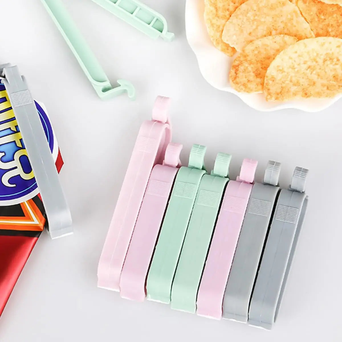 Plastic Bag Clips Sealing Food Storage Moisture Kitchen Accessories Zpaxo