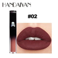 Matte Black Liquid Lipstick Waterproof Long Lasting Lip Gloss Tint
