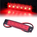 CM 12V 6LEDS Lorry Side Marker Indicator Low Led Trailer Light Rear