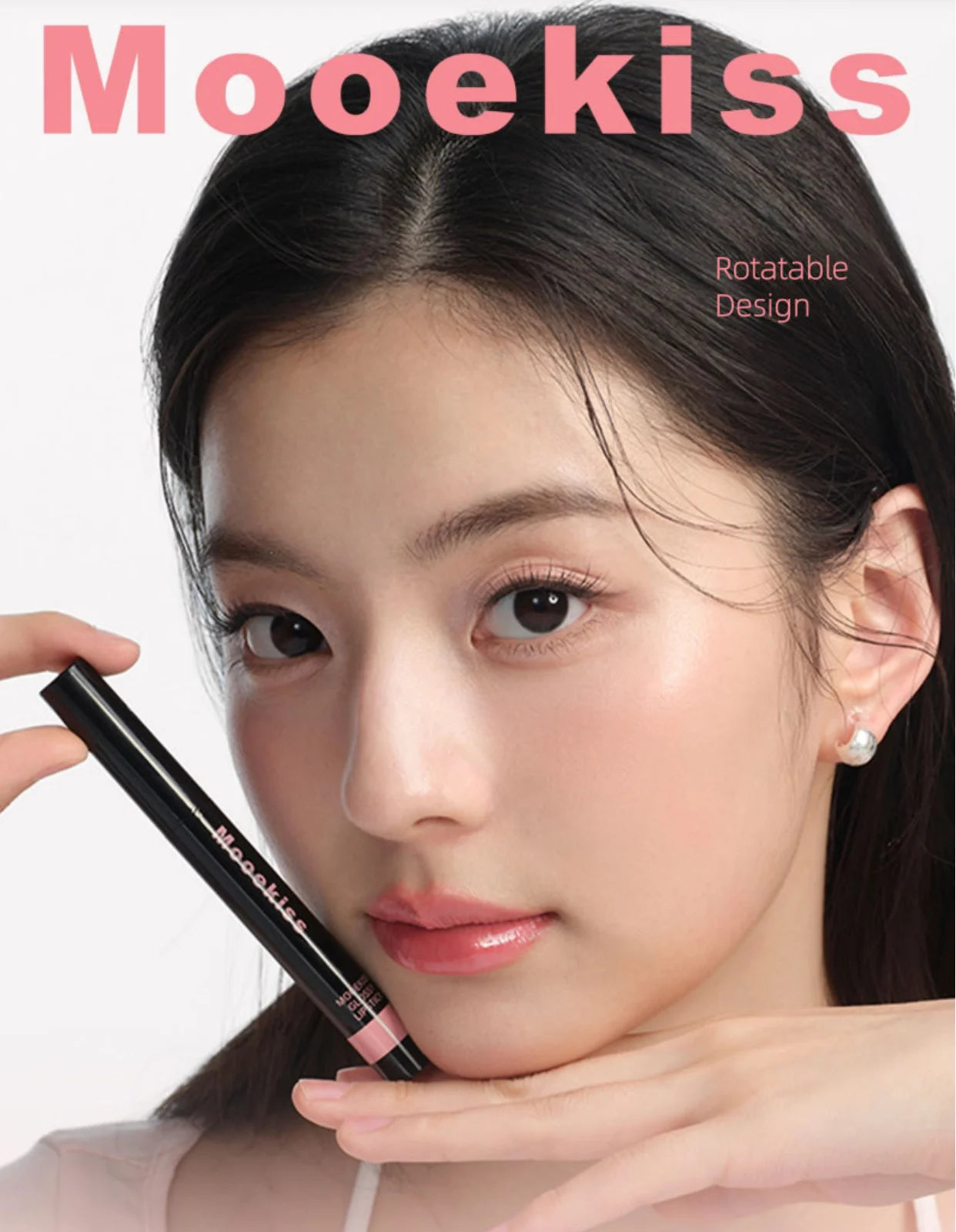 Mooekiss Glossy Lipstick 2.2g Lip Glaze Nurturing Hydrating Makeup Cosmetics Zpaxo