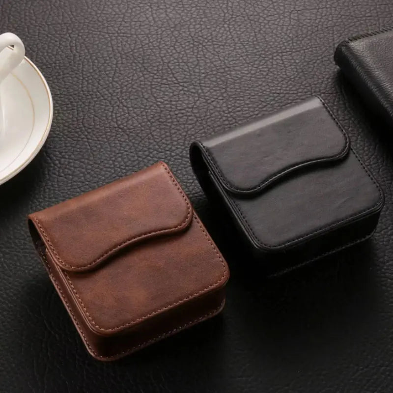 Universal Belt Clip Holster Leather Pouch Waist Bag Samsung Z Flip 3