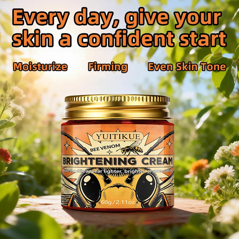 YUITIKUE Bee Venom Brightening Cream – Hydrate & Firm Skin Brightening Face Cream Zpaxo