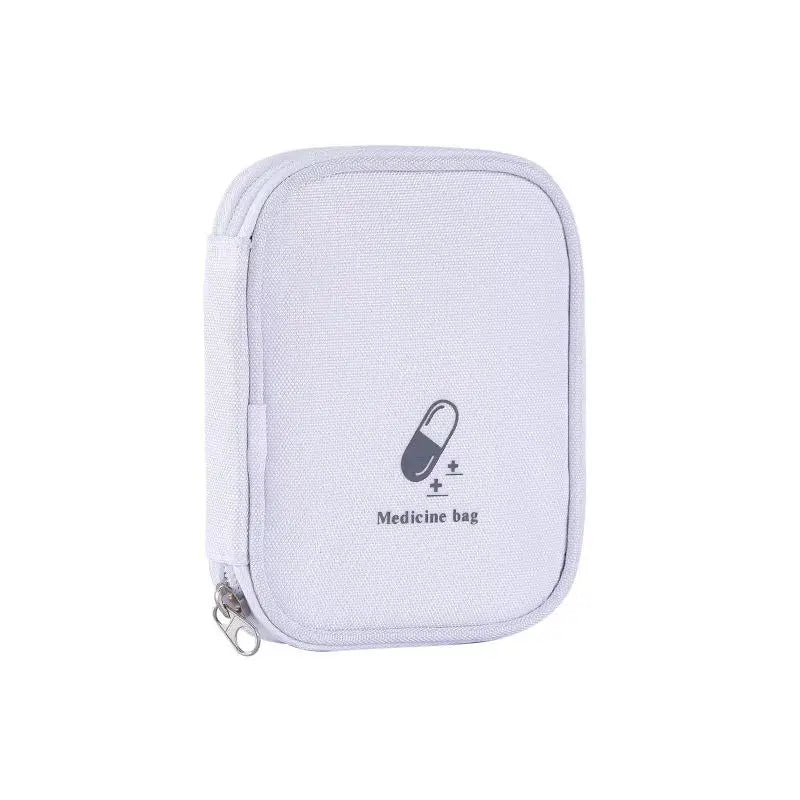 CMFirst Aid Medicine Bag Portable Storage Box Emergency Kits Pills Zpaxo White