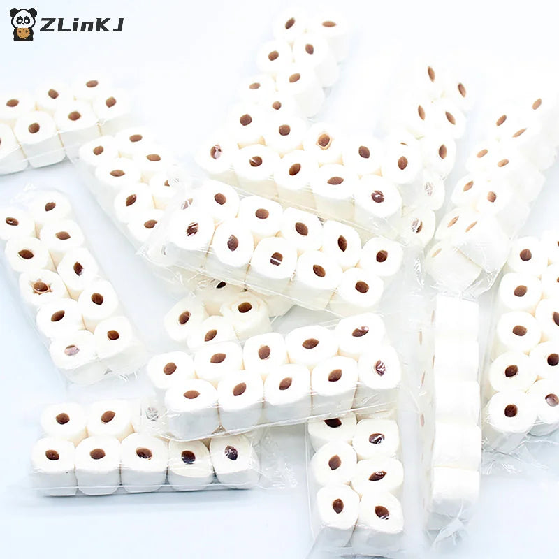 ▶1/12 Dollhouse Simulation Toilet Paper Roll Model Dollhouse Mini Bathroom Accessories Dolls House Home Deocration Zpaxo