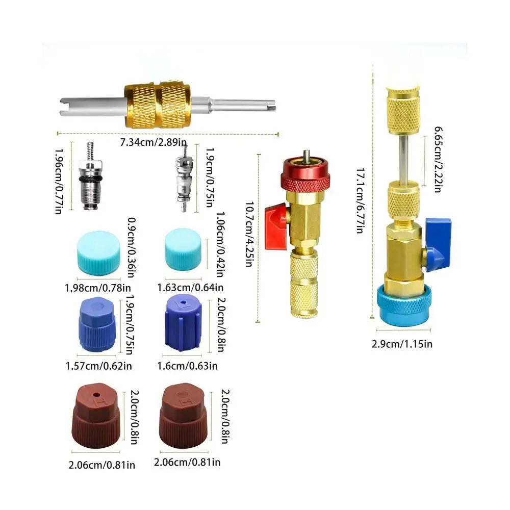Valve Core Removal Tool Car AC Quick Remover Non Slip Handle Tire Zpaxo C