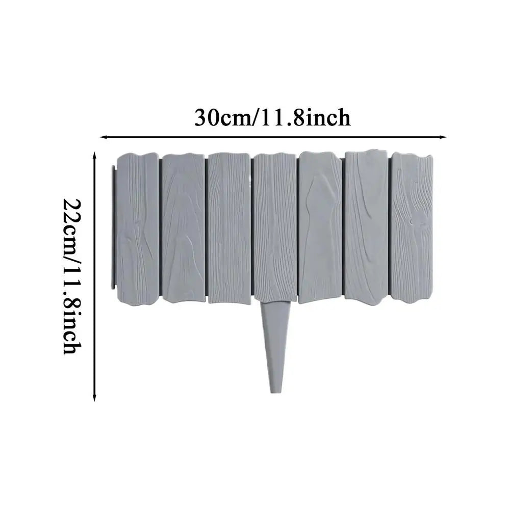 Garden Edging Fence 10 Short Decorative Fencing Landscape Border