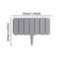 Garden Edging Fence 10 Short Decorative Fencing Landscape Border