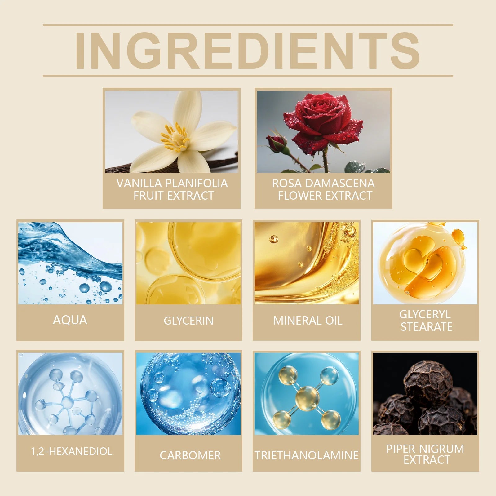 Vanilla Scented Body Cream Firming Moisturizer for Dry Skin Deep Hydration Wrinkle Smoothing Cream Rich Nourishing Body Butter Zpaxo