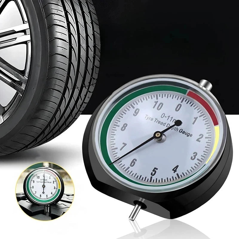 Tire Tread Depth Gauge Car Meter Measurer Accuracy Tyre Measure Tool