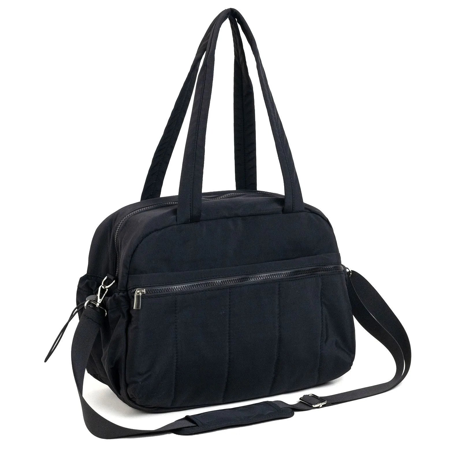 Travel luggage bag ladies' fitness bag dry wet bag ladies' carry on compartment luggage bag waterproof fitness bag Zpaxo Black fitness bag