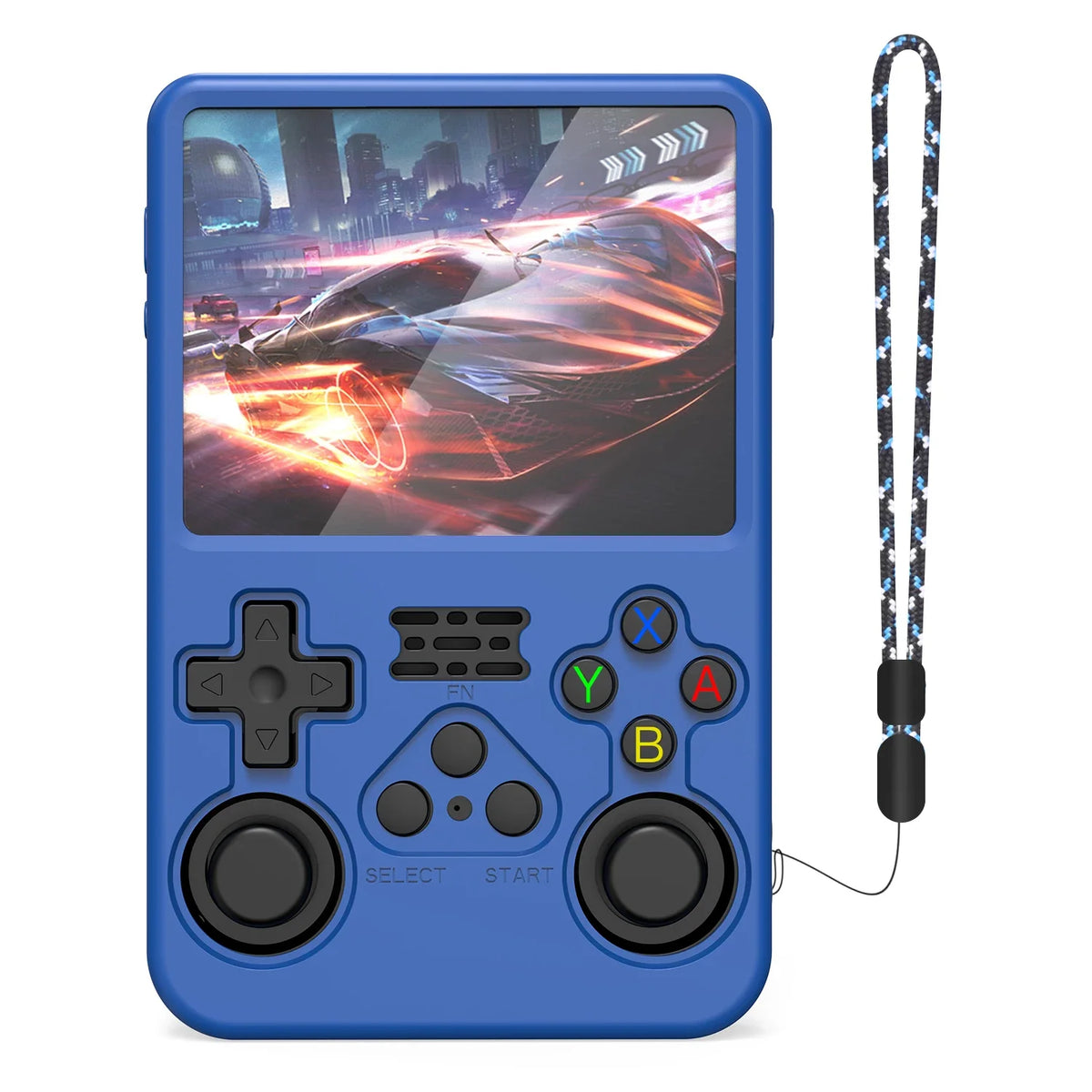 R36s Silicone Case Games Premium Handheld Game Console Protective Zpaxo Blue