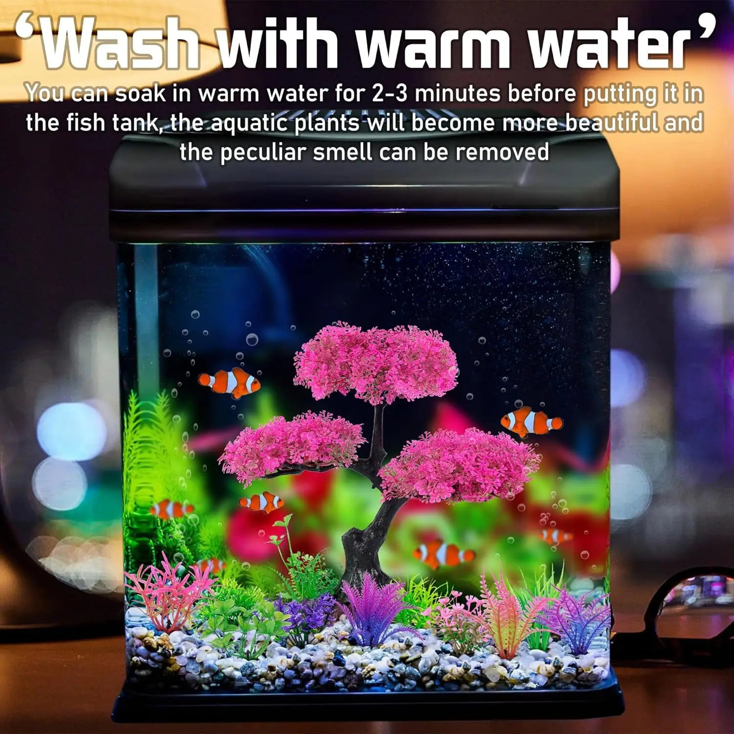 Aquarium Artificial Plastic Plants Decoration Goldfish Tank Betta