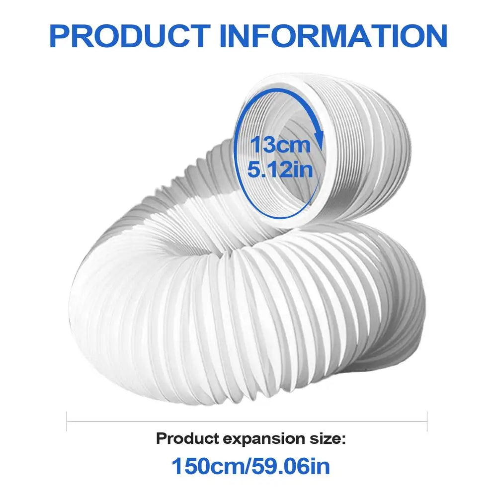 Portable Air Conditioner Hose Diameter Anti-clockwise Thread Length Zpaxo 13cm