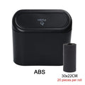 Car Trash Can with Lid Leak-proof Dustbin Mini Automotive Accessories for Car Door Cup Holder Seat Back Zpaxo Black 1