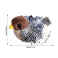 USB Rechargeable Flapping Bird Cat Toy Touch Activated Chirping
