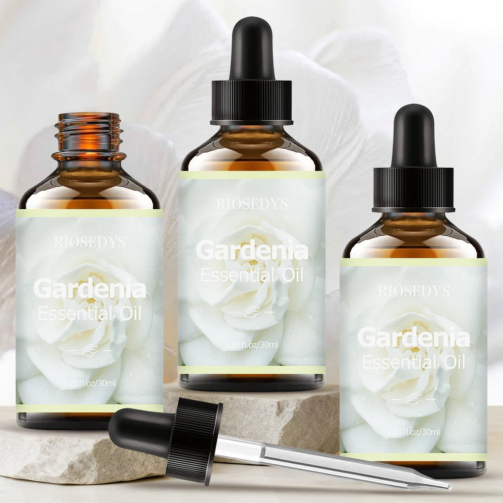 GARDENIA Essential Oil Natural Fragrance Suitable Body Massage Zpaxo