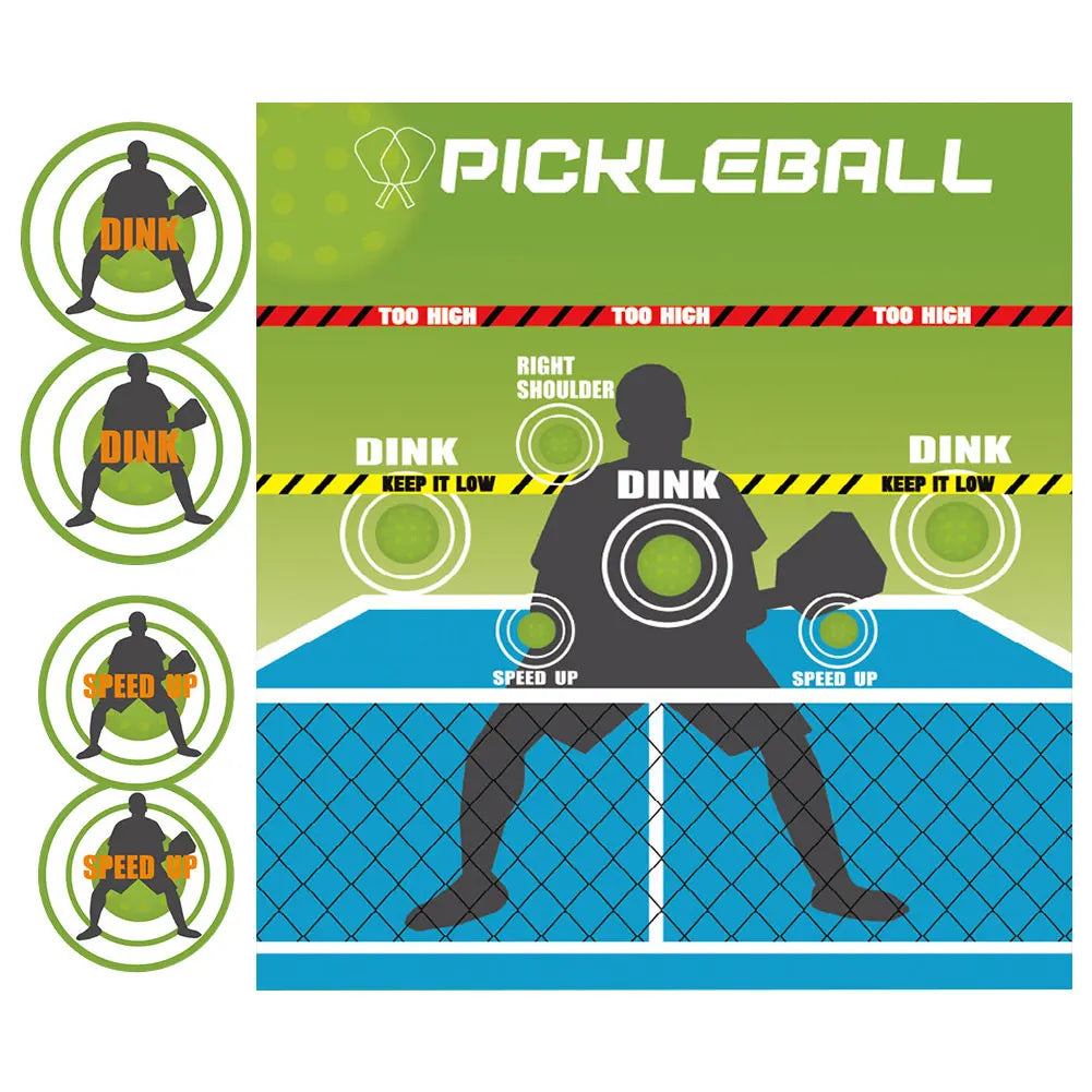 Pickleball Rebounder Training Aid Dink Pad Outdoor Indoor Court Use