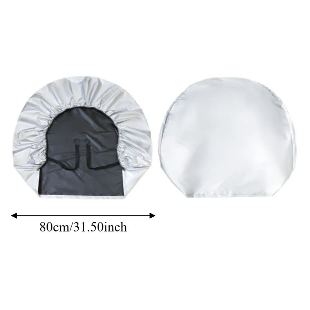 Waterproof Universal Wheel Tire Covers UV Sun Protector Full Wrapped Zpaxo