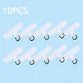 10/5/1Pcs Universal Tpu Mobile Phone Anti-lost Lanyard Card Gasket Nylon Detachable Phone Hanging Cord Strap Patch Tether Pad Zpaxo 10pcs white