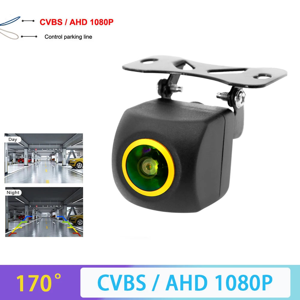 AHD 1080P Fisheye CCD CVBS Waterproof 170 Wide View Angle Rear Back