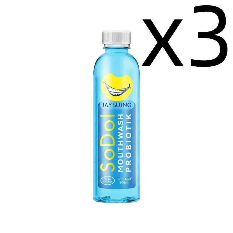 Mint Mouthwash for Fresh Breath, Gum Health & Deep Clean Oral Care Mouthwash Zpaxo 100ml X 3PCS One Unit adults