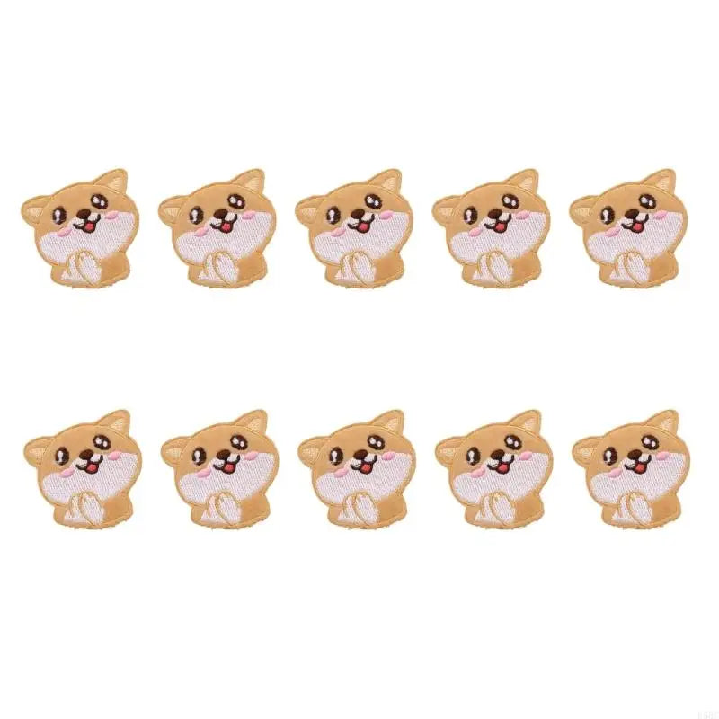 Dog Fabric Iron Patches Adhesive Embroidery Appliques Garment Jackets Zpaxo Rubbing Paw Puppy China Mainland