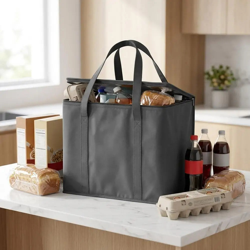 Insulated Cooler Lunch Bag S/M/L | Waterproof Thermal Tote Insulated Lunch Bag Zpaxo
