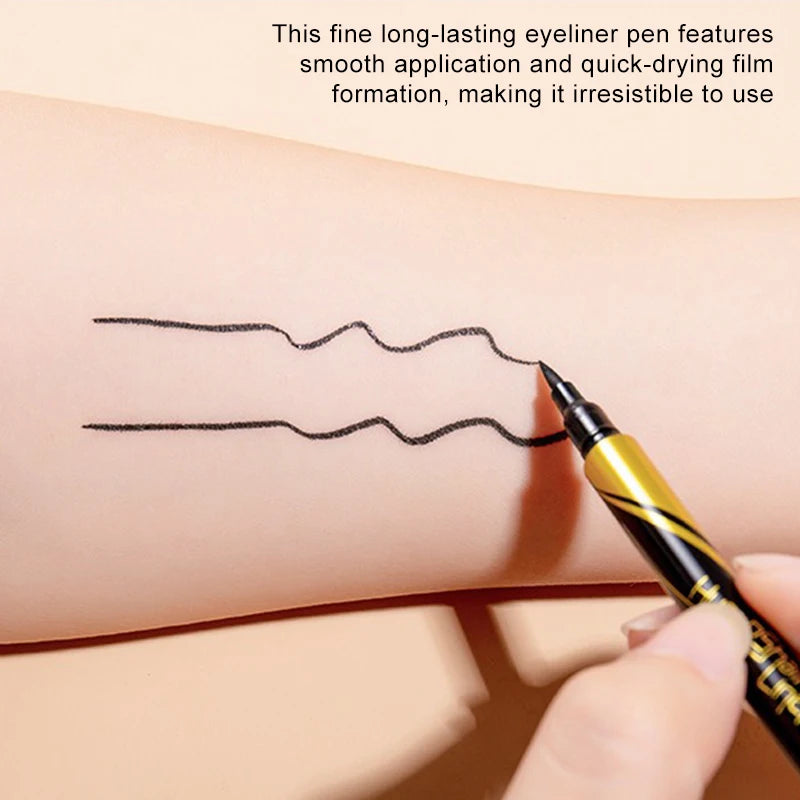 1 Black Quick-drying Eyeliner Waterproof Liquid Eye Liner Pen Long