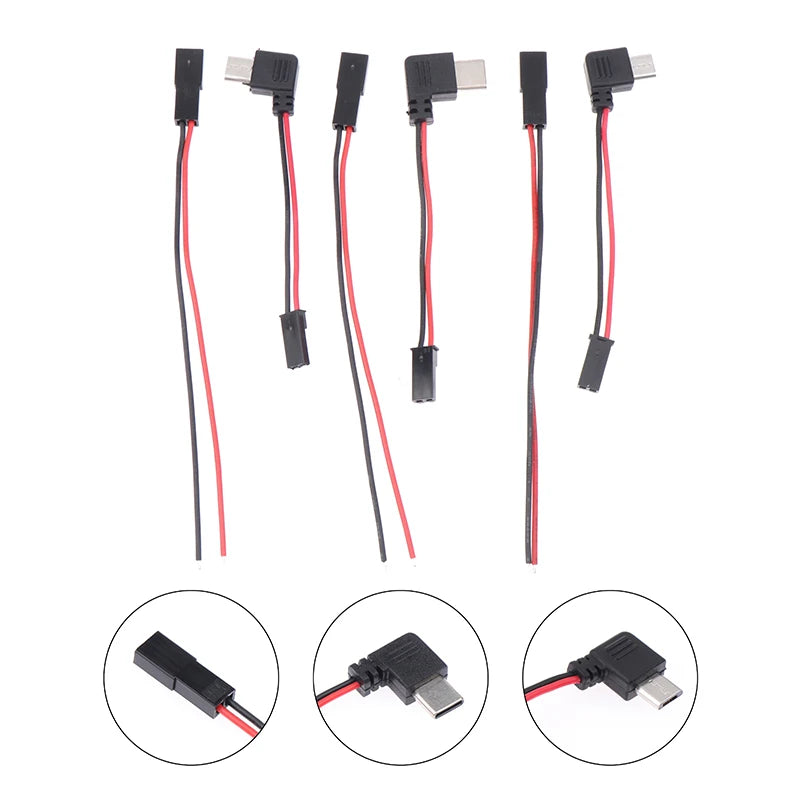 TG1 Motorcycle Interface USB-Micro C 90 Degree Male+JST Plug USB JST