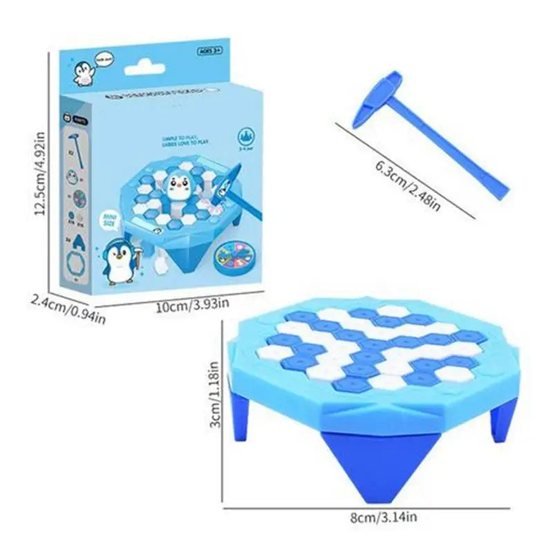 Penguin Ice-breaking Game ABS Hand-eye Coordination Puzzle Challenge