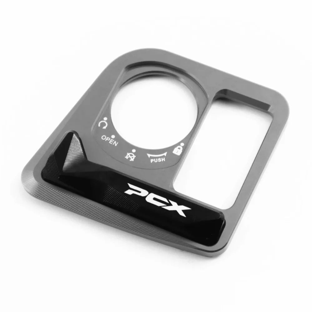 Motorcycle Parts Ignition Key Lock Cap Cover Colorful Aluminum Alloy Zpaxo Silver
