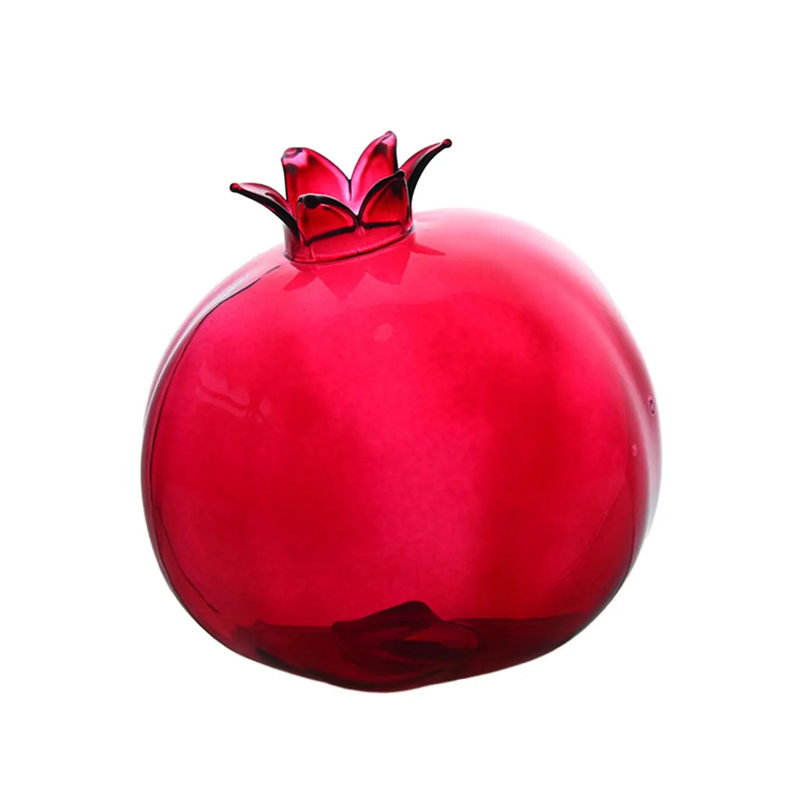 Glass Flower Vase Decorative Figurine | Modern Home Decor Planter Decorative Glass Vase Zpaxo Pomegranate