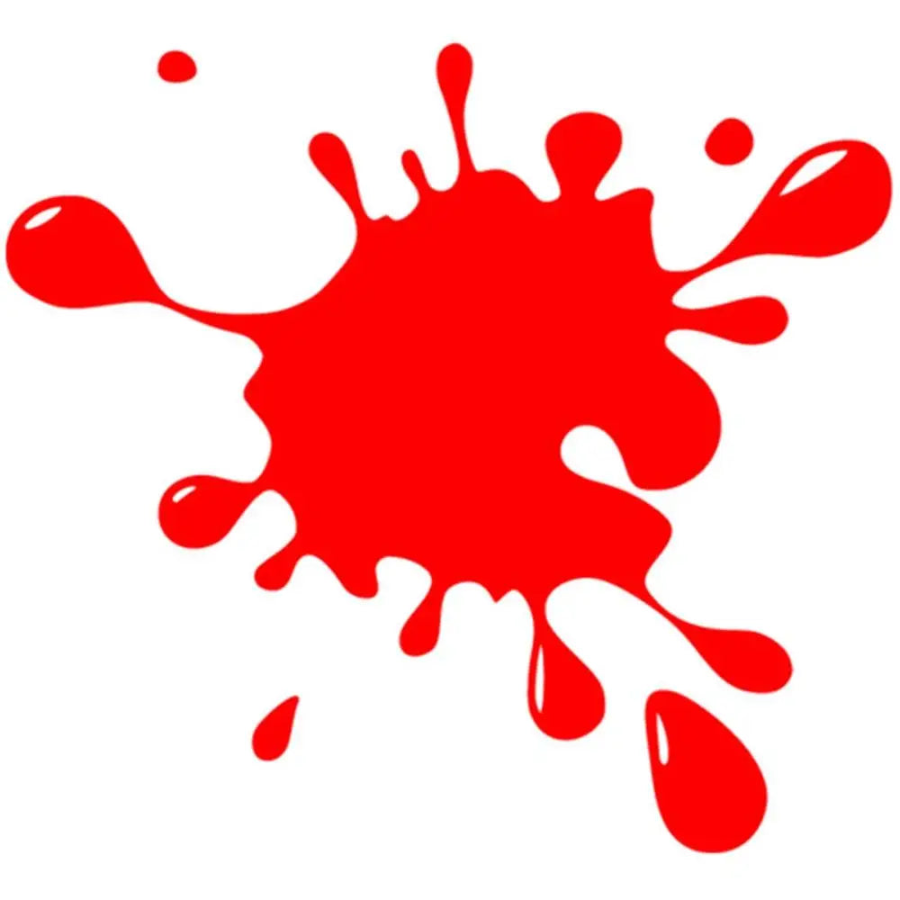 Car Styling Decoration Stickiness Window Water Droplets Sticker Zpaxo red