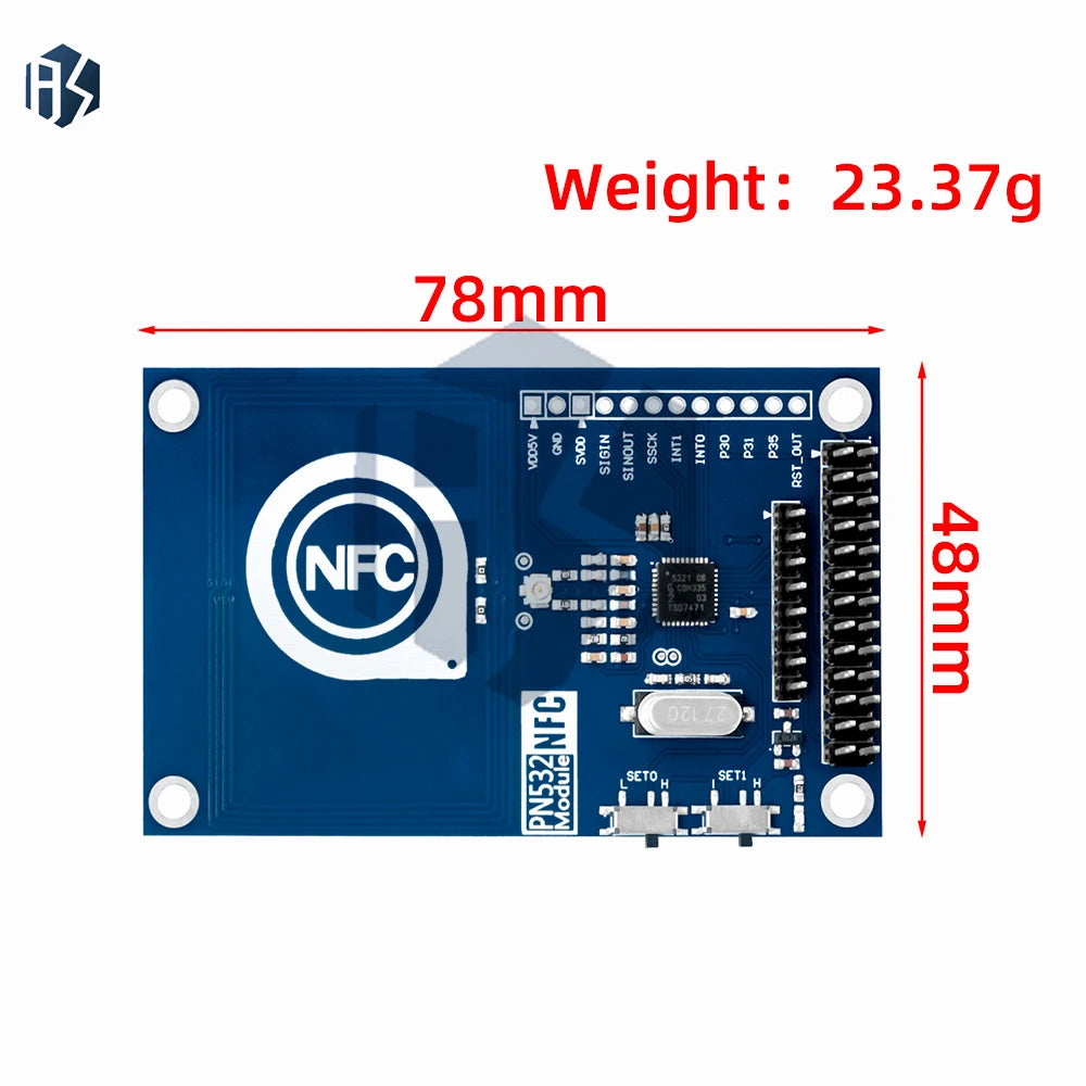 13 56MHz PN532 Precise NFC Module Compatible Arduino Raspberry Pi Zpaxo